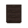 Evelyn - Nightstand With 3 Drawers, Smooth Rounded Edges
