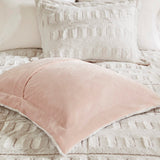 Full/Queen Back Print Long Fur Comforter Mini Set
