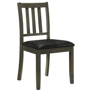 Rowland Charcoal 5-piece Dining Set