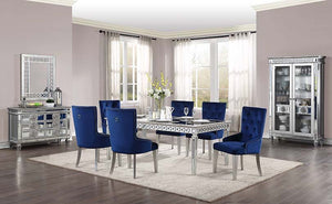 Varian - 34" Server - Mirrored & Antique Platinum