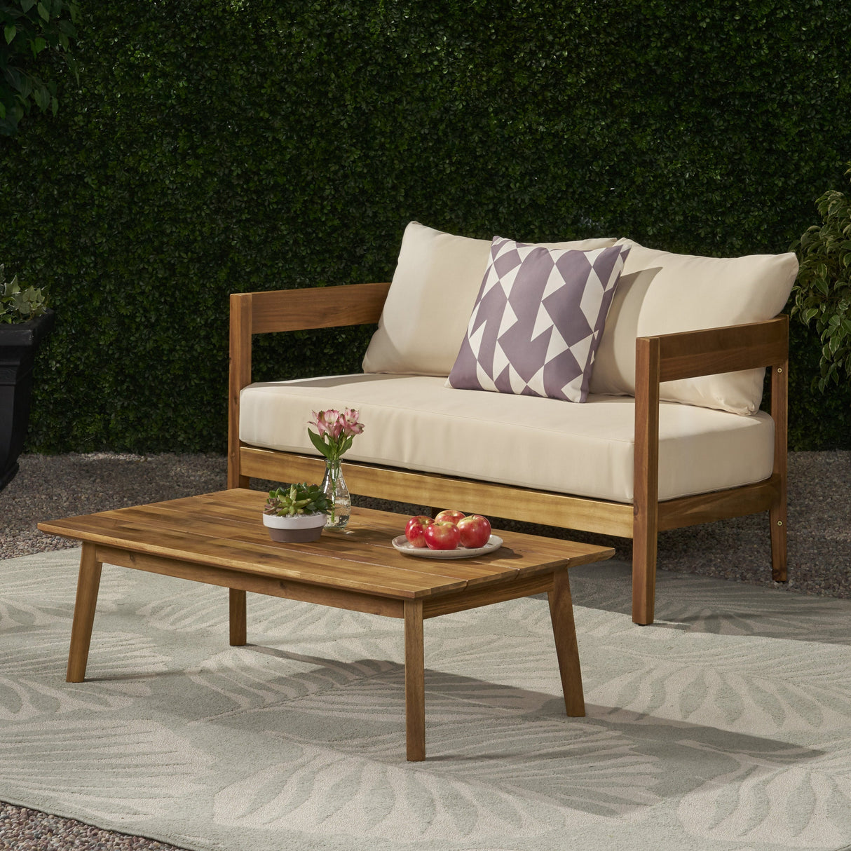 Brooklyn Loveseat and Coffee Table Set for Living Room