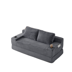 70.8-Inch Corduroy Two-In-One Sofa Bed