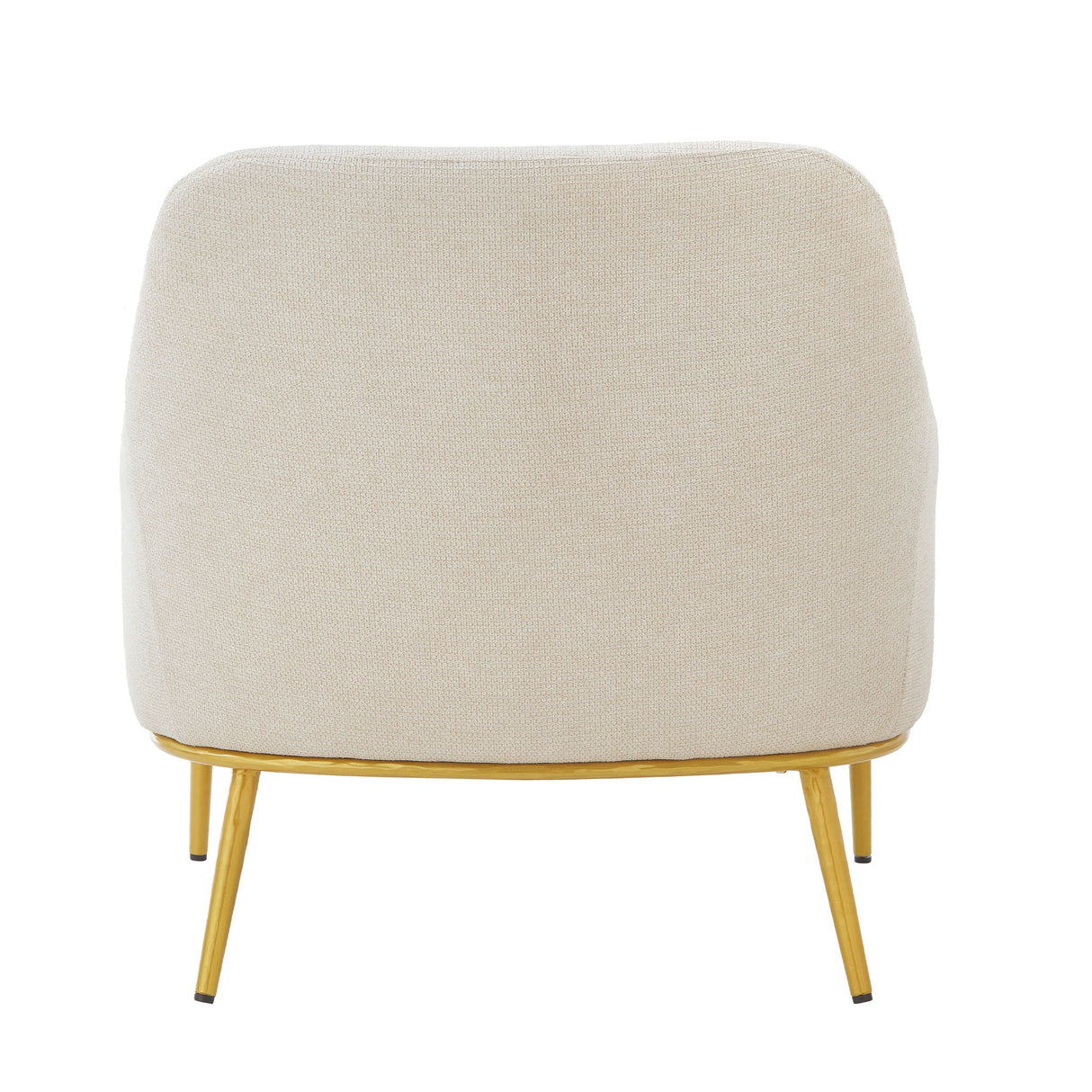 Modern Elegance Accent Chair With Curved Backrest