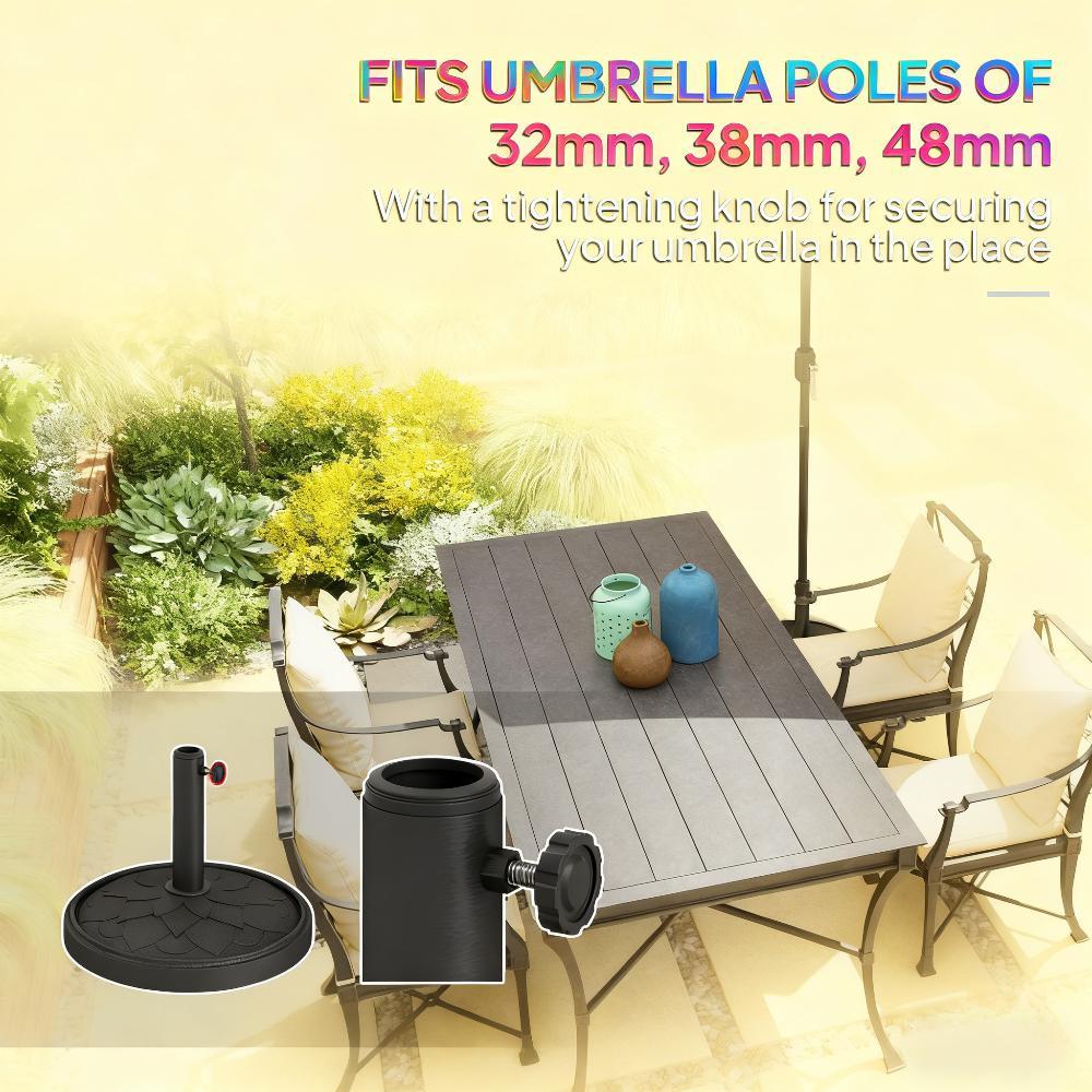 Elegant Design Resin Outdoor Umbrella Stand Base