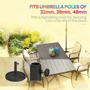 Elegant Design Resin Outdoor Umbrella Stand Base
