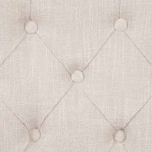 Gerardo - Side Chair (Set of 2) - Beige Linen & Weathered Espresso