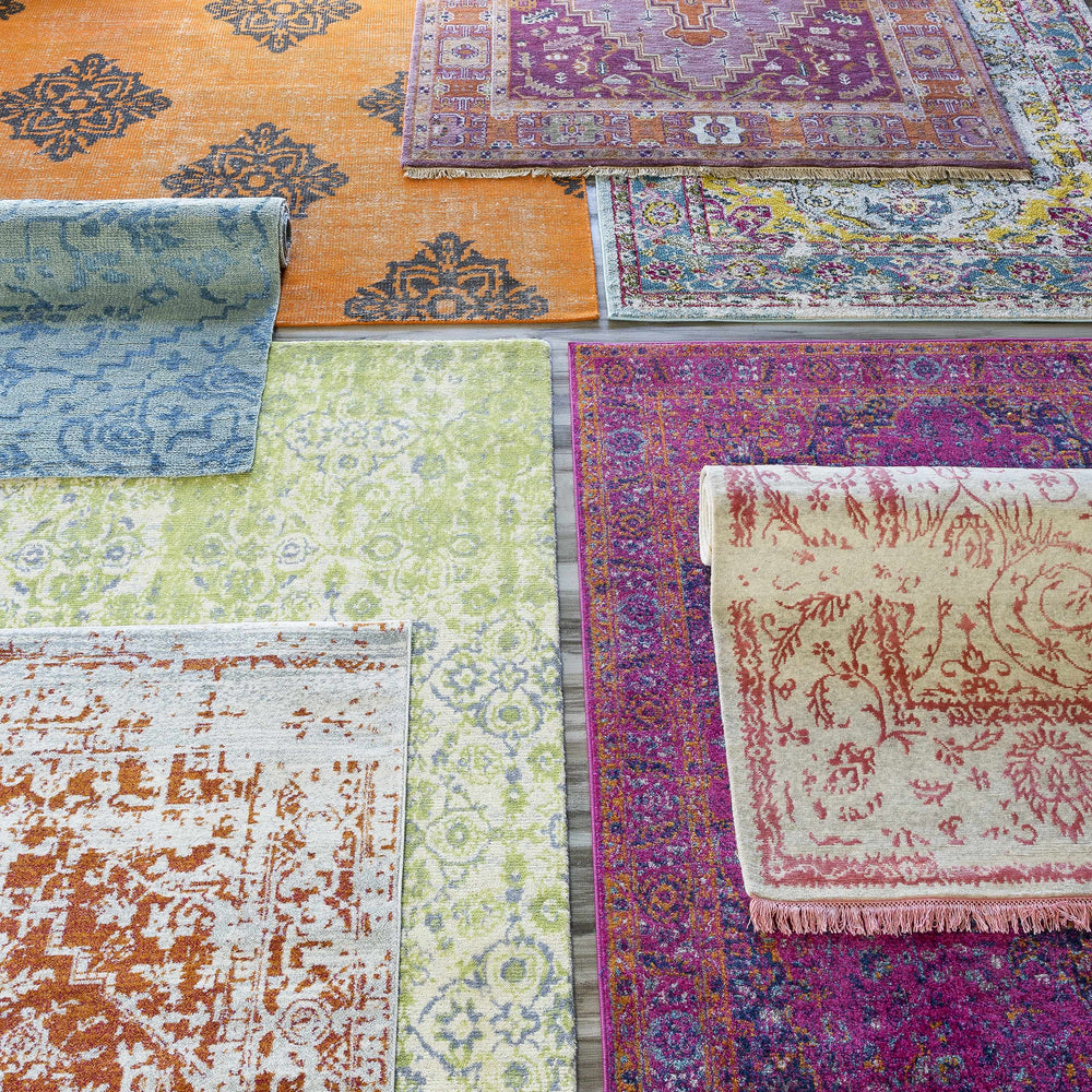 Milliken Magenta Area Rug