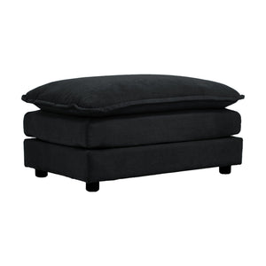 Chenille Fabric Ottomans Footrest to Combine with Sofas