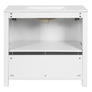 Bathroom Vanity Organizer With Sink, Combo Cabinet Set, Bathroom Storage Cabinet