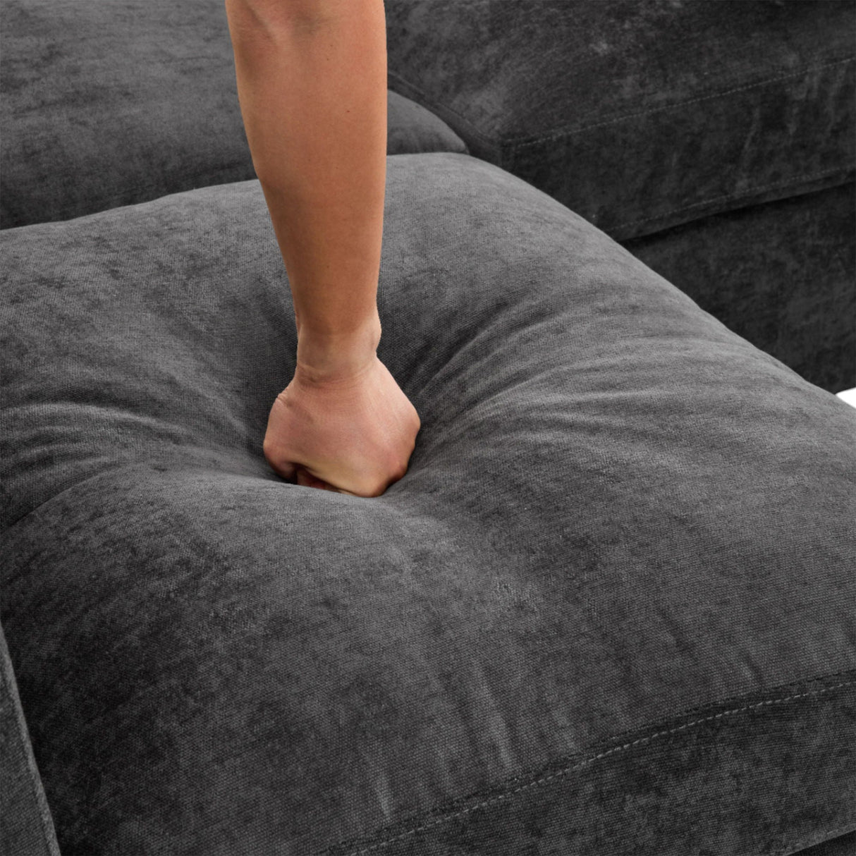 Sectional Sofa Modular U-Shaped With Ottoman & USB Ports