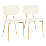 Bouton Contemporary/Glam Chair - Set of 2