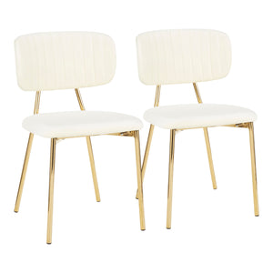 Bouton Contemporary/Glam Chair - Set of 2
