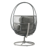 Reno Outdoor Wicker Swivel Lounge Chair
