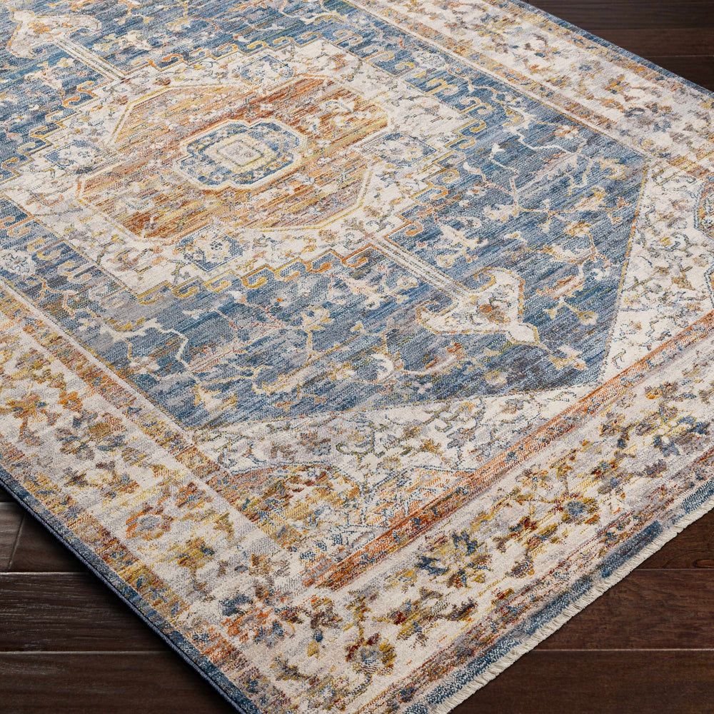 Solana Distressed Medallion Area Carpet - Clearance
