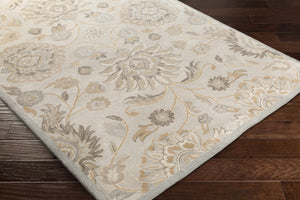Conesus 1192 Hand Tufted Ivory&Taupe Wool Rug