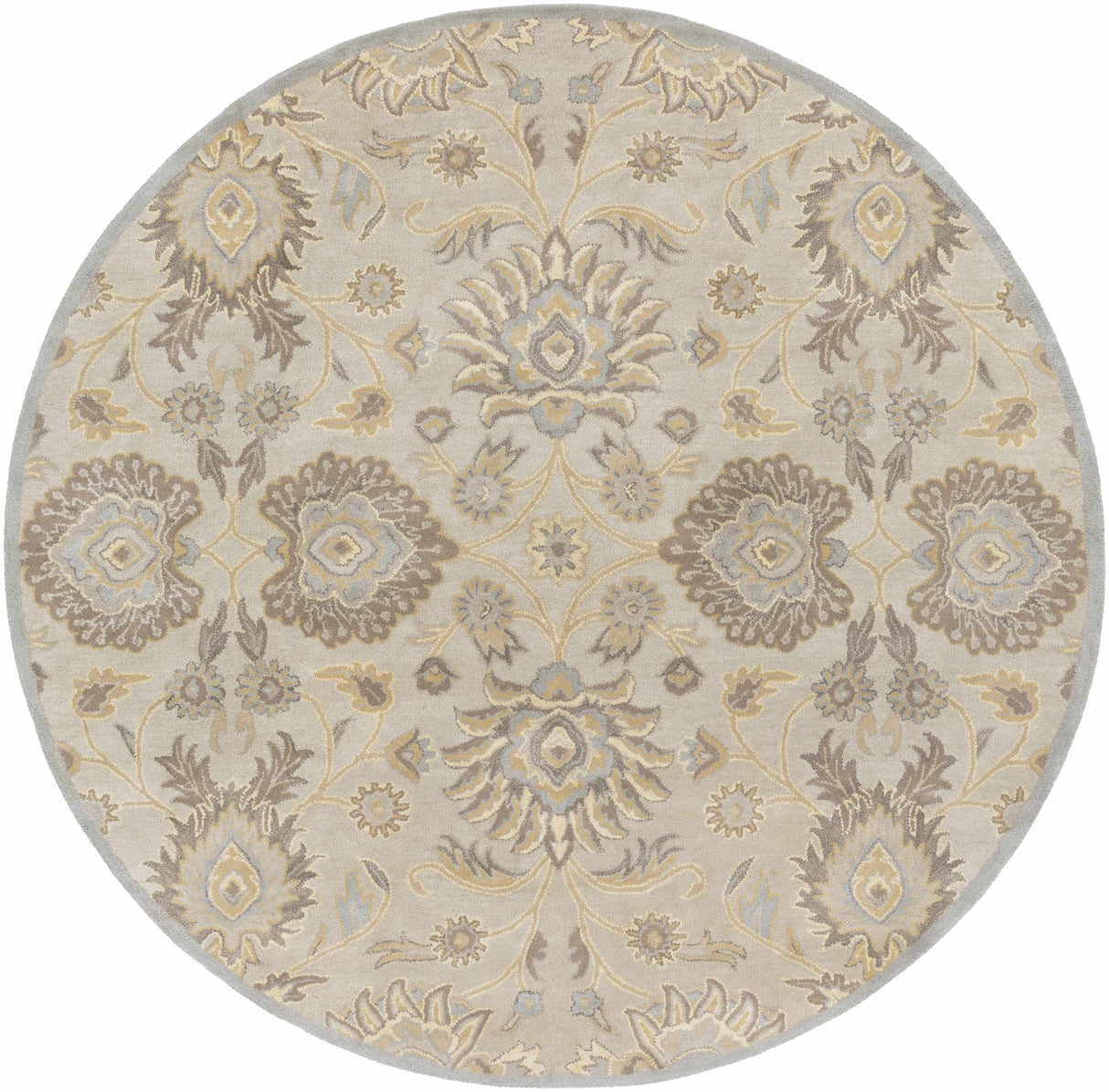 Conesus 1192 Hand Tufted Ivory&Taupe Wool Rug