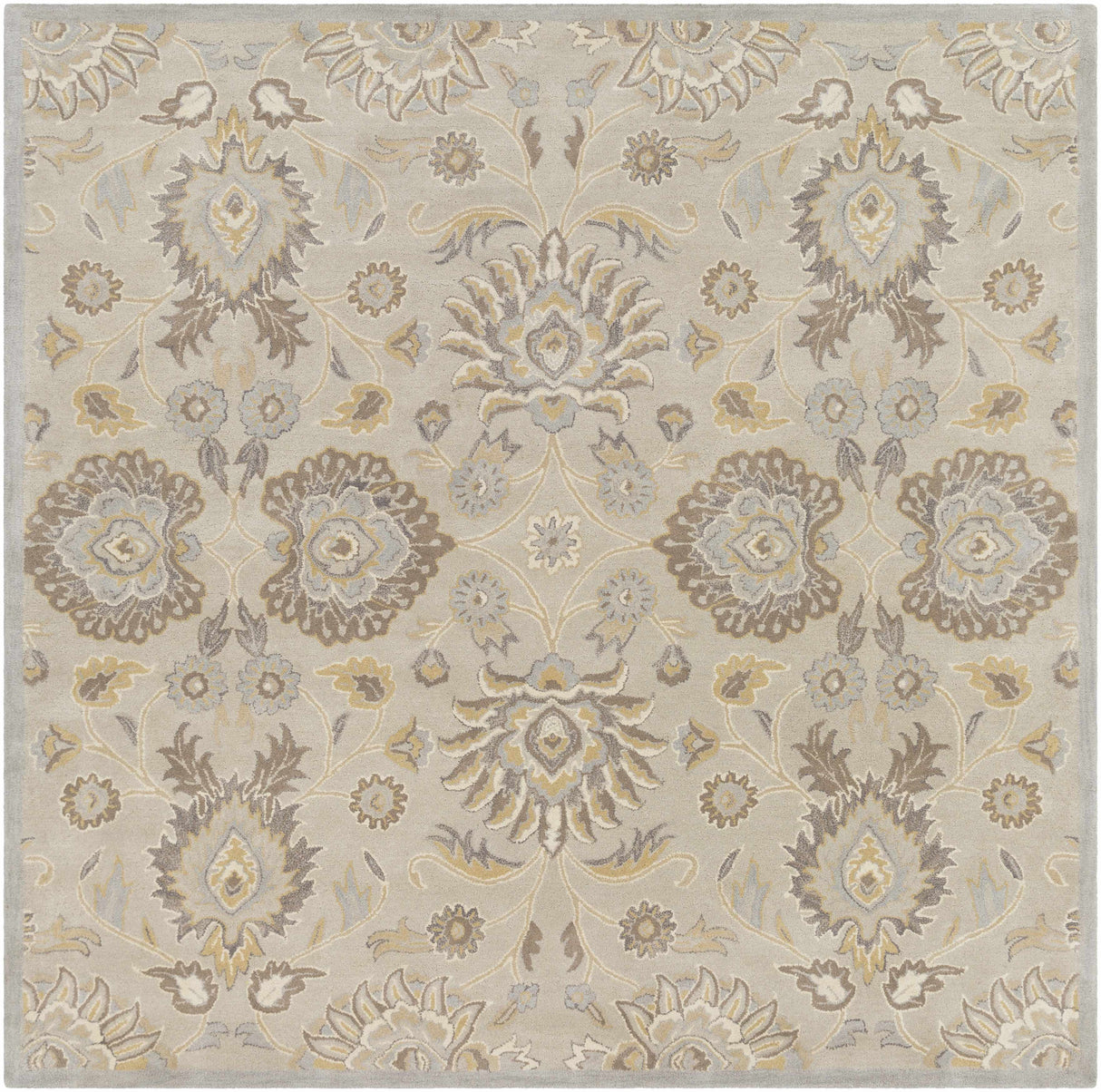 Conesus 1192 Hand Tufted Ivory&Taupe Wool Rug