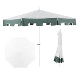 Baiona classic midcentury market patio umbrella with uv protection - Tuesday Morning - Umbrellas & Sunshades