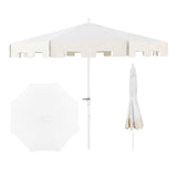 Baiona classic midcentury market patio umbrella with uv protection - Tuesday Morning - Umbrellas & Sunshades