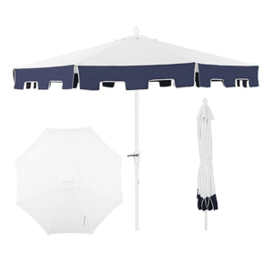 Baiona classic midcentury market patio umbrella with uv protection - Tuesday Morning - Umbrellas & Sunshades