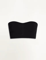 Ribbed Bandeau Top