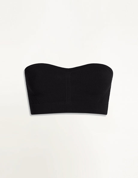 Ribbed Bandeau Top
