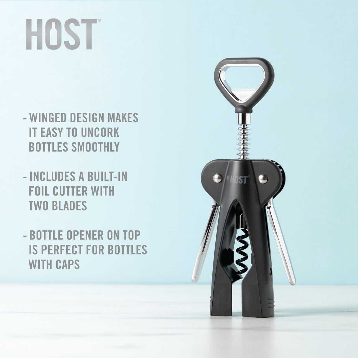 Winged corkscrew by host®