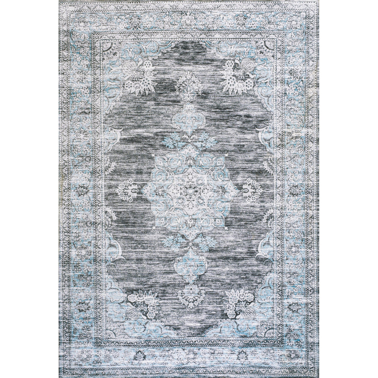 Bausch Bohemian Distressed Chenille Machine - Washable Area Rug - Tuesday Morning - Area Rugs