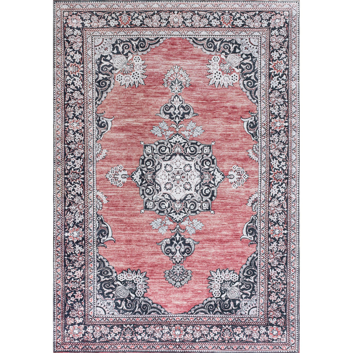 Bausch Bohemian Distressed Chenille Machine - Washable Area Rug - Tuesday Morning - Area Rugs