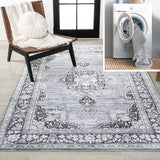 Bausch Bohemian Distressed Chenille Machine - Washable Area Rug - Tuesday Morning - Area Rugs
