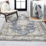 Bausch Bohemian Distressed Chenille Machine - Washable Area Rug - Tuesday Morning - Area Rugs