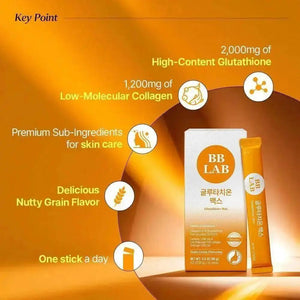 Bright & Bounce Duo: Low Molecular Collagen 5000 & Glutathione Max, 3 Boxes Each