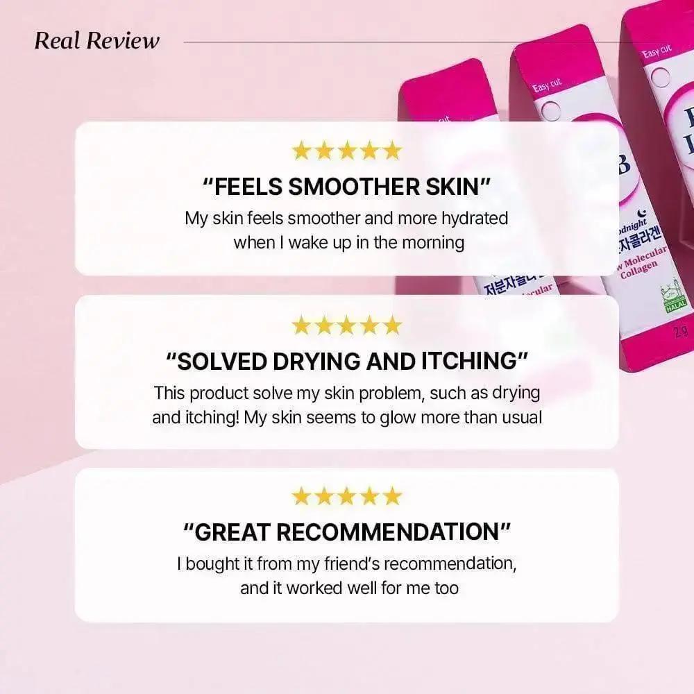 [Bundle] Good Night Collagen (Low-Molecular Weight Collagen), 30 sticks x 3box