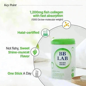 Low-Molecular Collagen Biotin Plus 30 Sticks x 3 Box Bundle