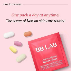 [Bundle] NUTRIONE BB LAB 30days Miracle Beauty Pack (5 Tablets x 30 Packs) x 3 Boxes