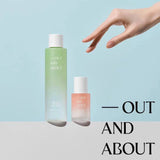 [Out And About Set] OUT AND ABOUT Moisture Tea Tree Cica Toner 200ml & Brightening Collagen Serum 30ml