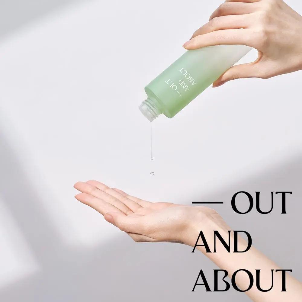 [Out And About Set] OUT AND ABOUT Moisture Tea Tree Cica Toner 200ml & Brightening Collagen Serum 30ml