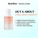 [Out And About Set] OUT AND ABOUT Moisture Tea Tree Cica Toner 200ml & Brightening Collagen Serum 30ml