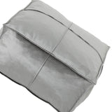 Nati Square Pouf Ottoman and Floor Cushion - Smoke
