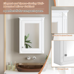 Wall Mounted Bathroom Storage Medicine Cabinet For Over Toilet With Mirror