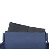 3-in-1 Convertible Folding Wagon Cart with Bench Seat & Storage