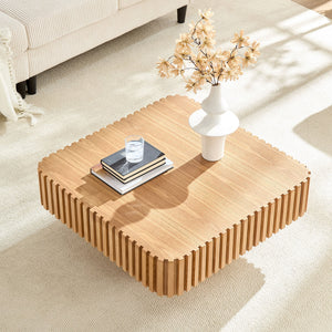 Modern Handcraft Drum Coffee Table