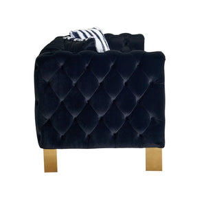 Chesterfield - Modern Tufted Living Room Sofa, 84.25''W Couch