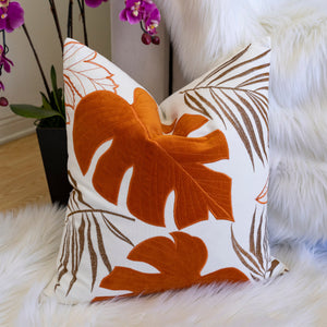 Autumn Vibes Leaf Accent Pillow - 2 Pack