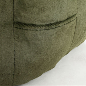 Beanbag Chair, Beanbag Sofa Chair With Armrests Stuffed High Density Foam
