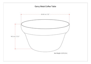 Garvy - Coffee Table - Rustic Bronze