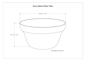 Garvy - Coffee Table - Rustic Bronze