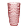Leading Ware Diamond Cut Acrylic Drinking Glasses (Set of 4)