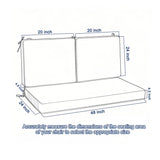 Outdoor Loveseat Cushion Set for Patio Furniture