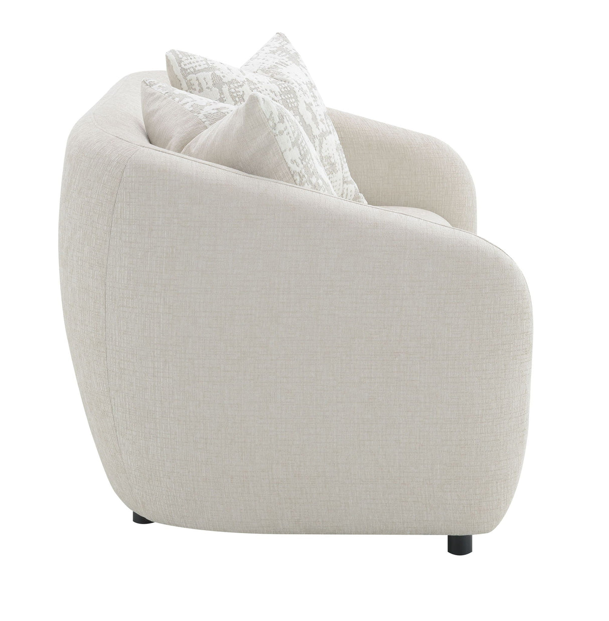 Etienne Loveseat With 3 Pillows - Beige
